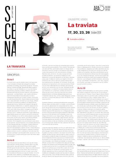 ABAO abre su 75ª temporada con La traviata y Javier Camarena ABAO abre su 75ª temporada con La traviata y Javier Camarena