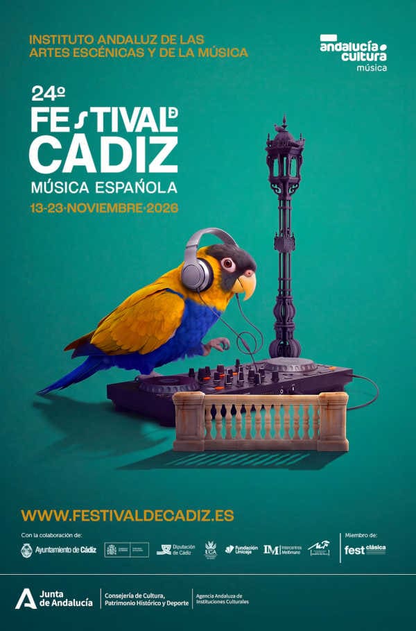 El Festival de Cádiz 2026 reunirá 35 conciertos y 20 estrenos El Festival de Cádiz 2026 reunirá 35 conciertos y 20 estrenos