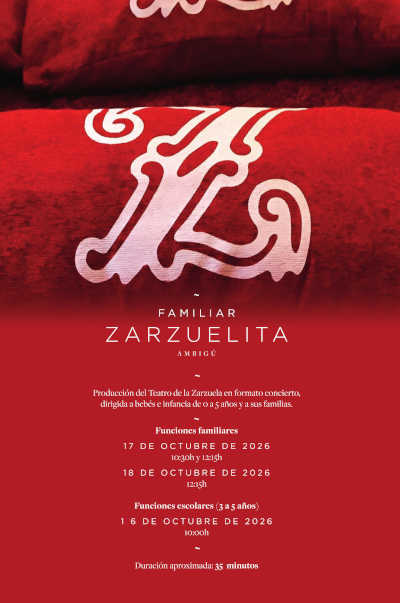 Zarzuelita vuelve al Teatro de la Zarzuela para los más pequeños Zarzuelita vuelve al Teatro de la Zarzuela para los más pequeños